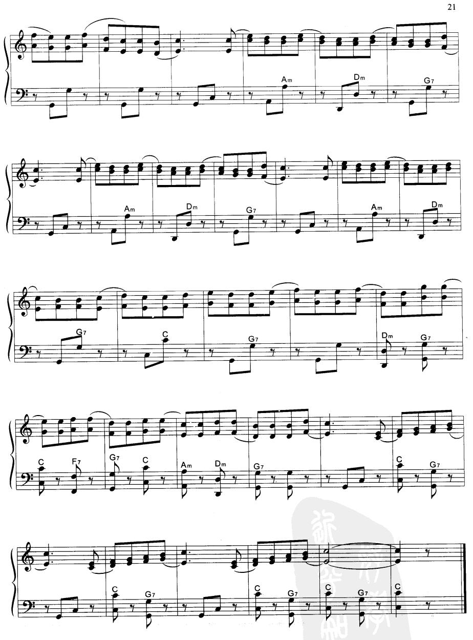 跳跃的袋鼠手风琴曲谱（图2）