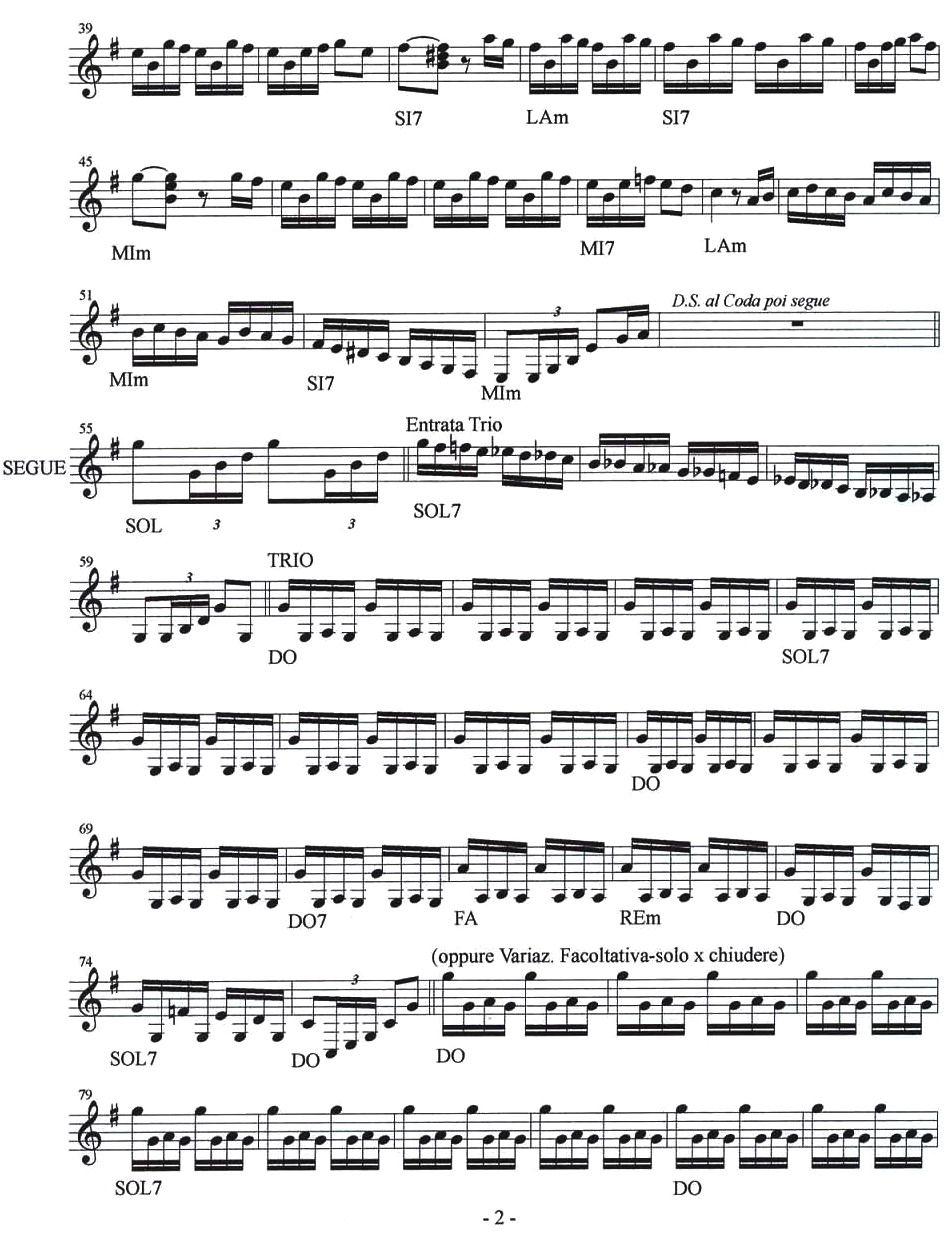 La Cascata手风琴曲谱（图2）