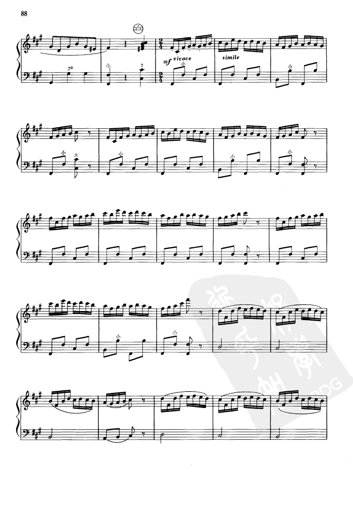 美丽的夏牧场手风琴曲谱（图4）