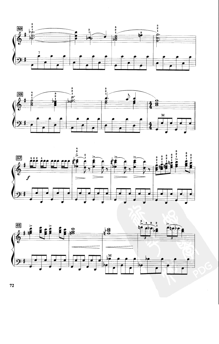 马刀舞曲手风琴曲谱（图4）