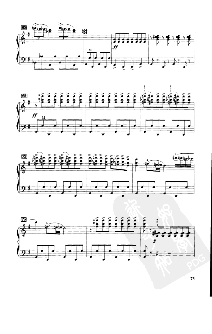 马刀舞曲手风琴曲谱（图5）