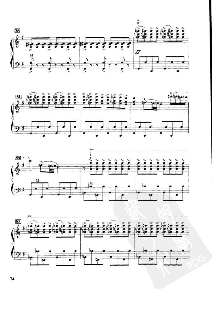 马刀舞曲手风琴曲谱（图6）