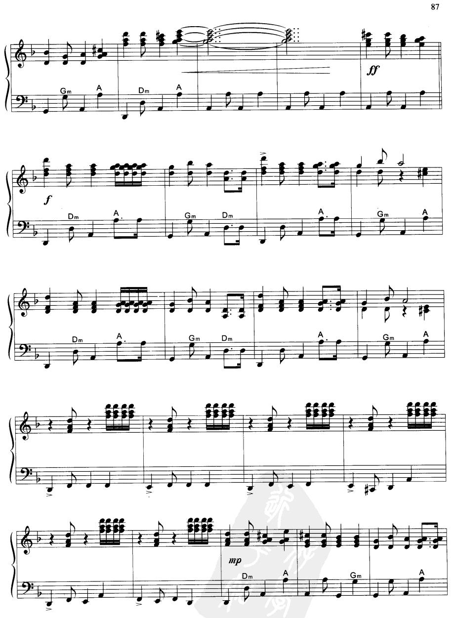 帕米尔之春手风琴曲谱（图3）
