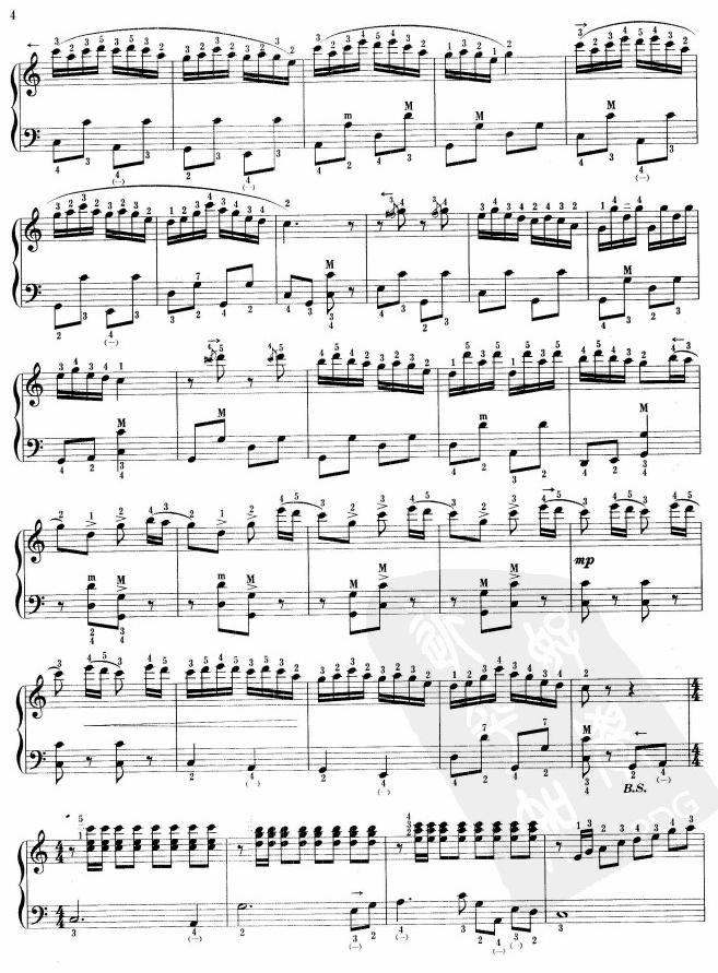 又是一个丰收年手风琴曲谱（图2）