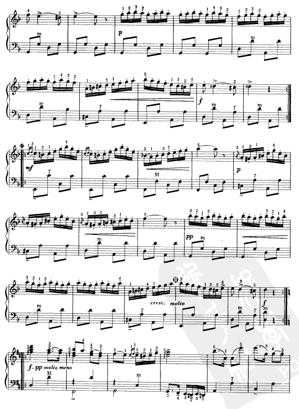 查尔达什舞曲手风琴曲谱（图2）