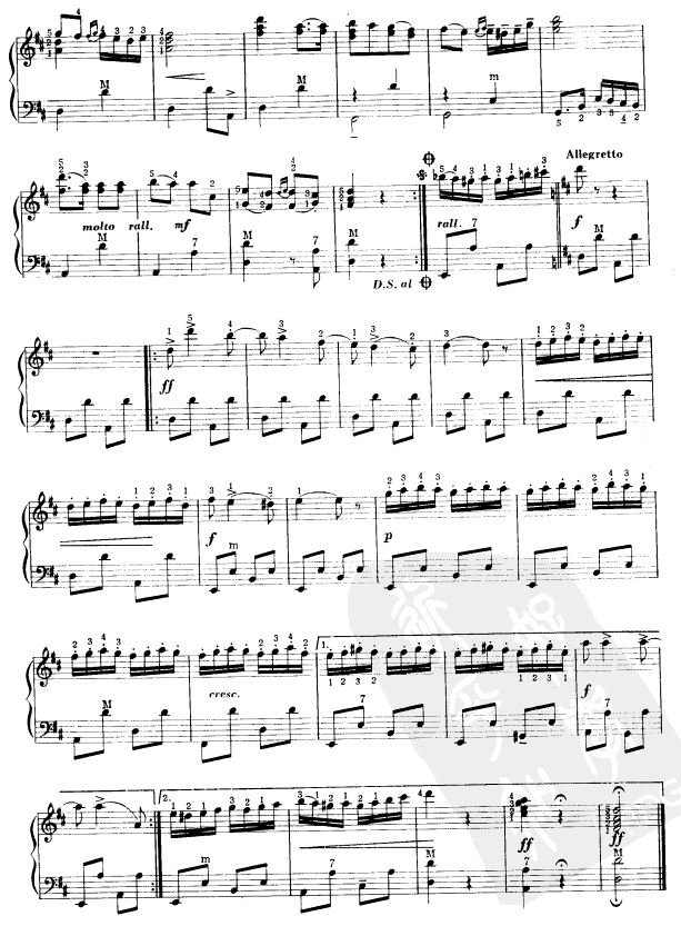 查尔达什舞曲手风琴曲谱（图3）