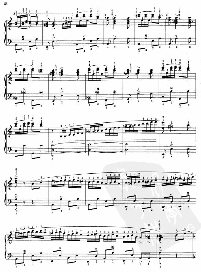 时光畅想曲手风琴曲谱（图6）
