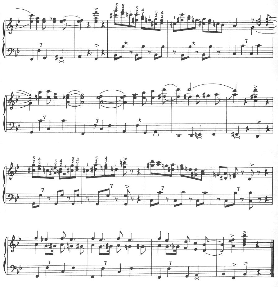 键盘上小猫手风琴曲谱（图5）