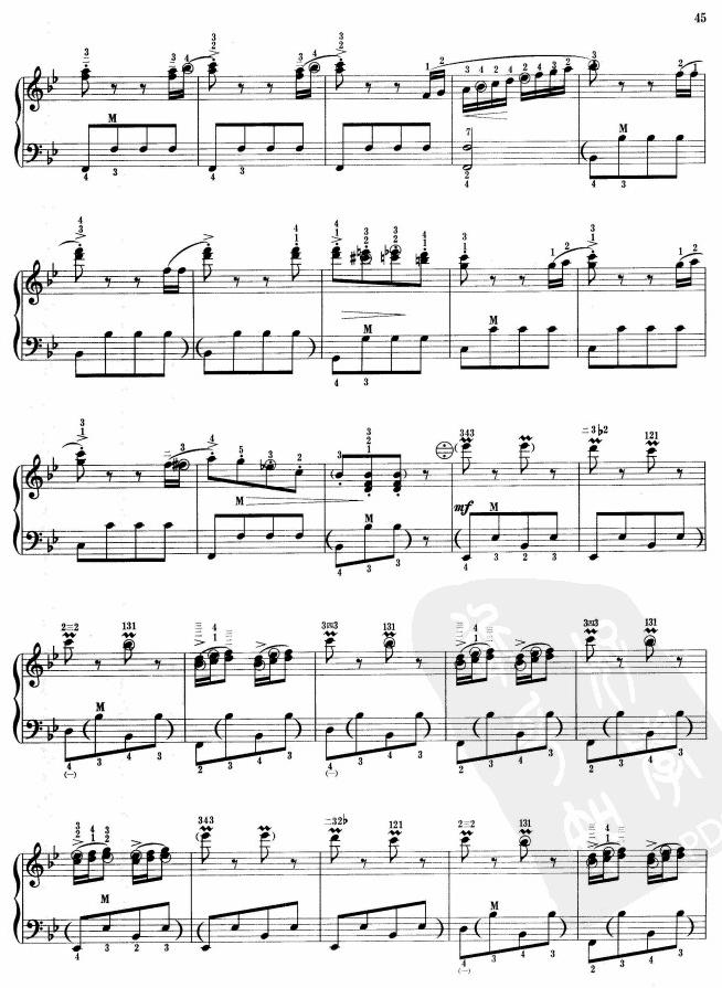闲聊波尔卡手风琴曲谱（图3）