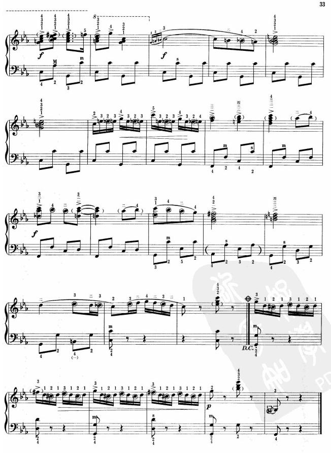 旋转的木马手风琴曲谱（图5）