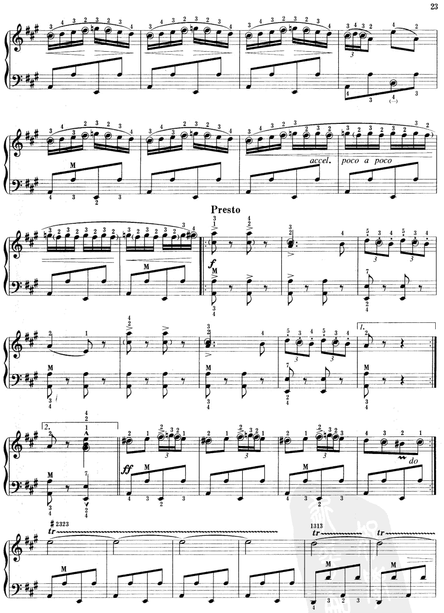 罗马尼亚狂想曲第一号手风琴曲谱（图3）