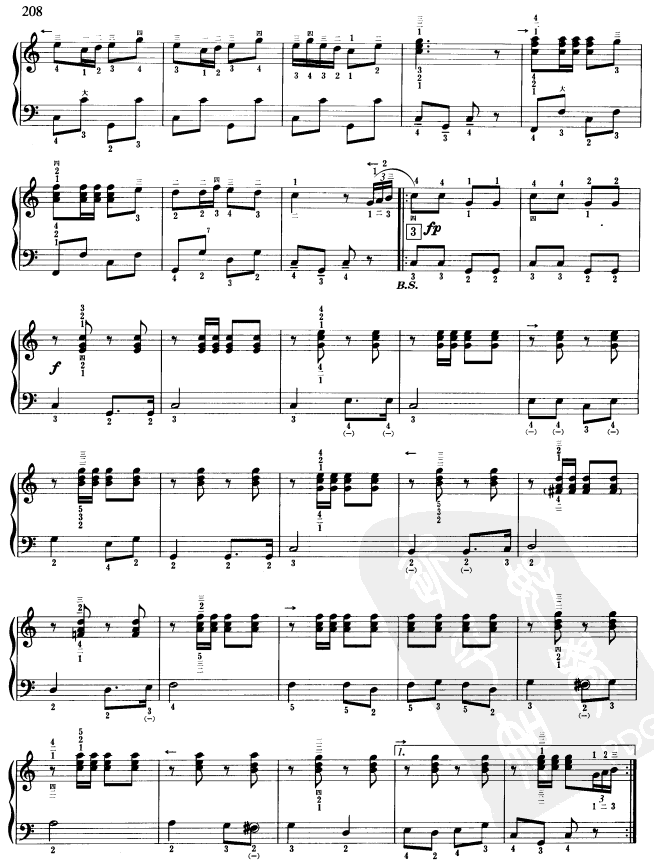 骑兵进行曲手风琴曲谱（图2）