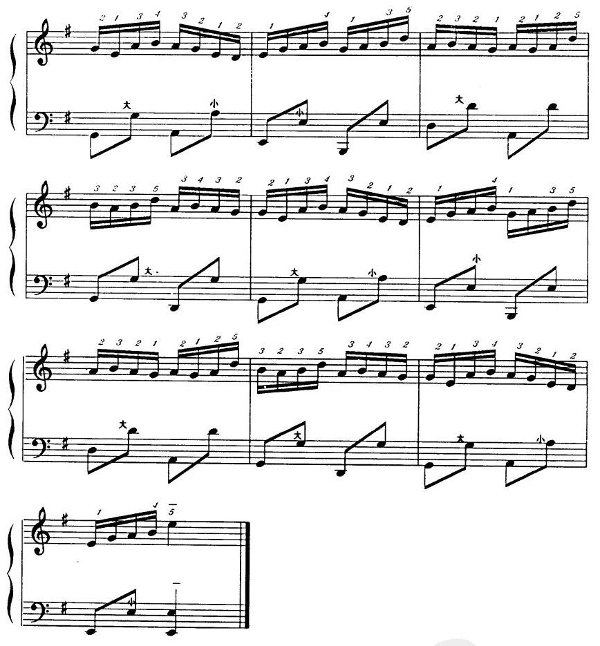 绣荷包手风琴曲谱（图2）