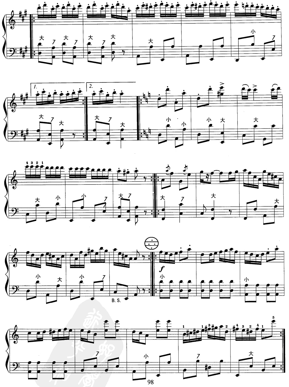 吉普赛之歌手风琴曲谱（图4）