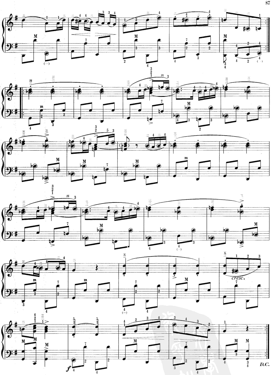 军队进行曲手风琴曲谱（图4）