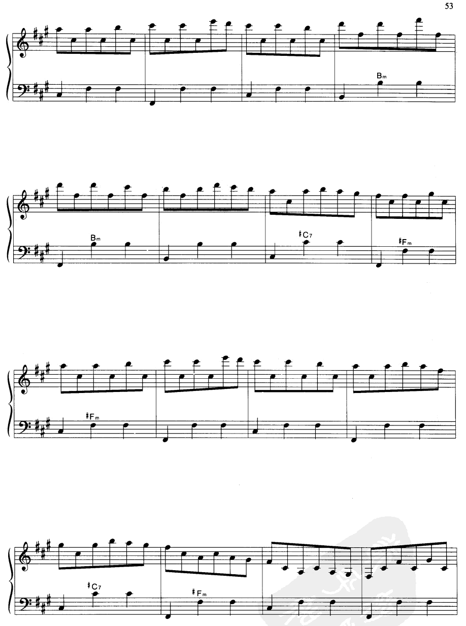 节日的麦西来甫手风琴曲谱（图3）