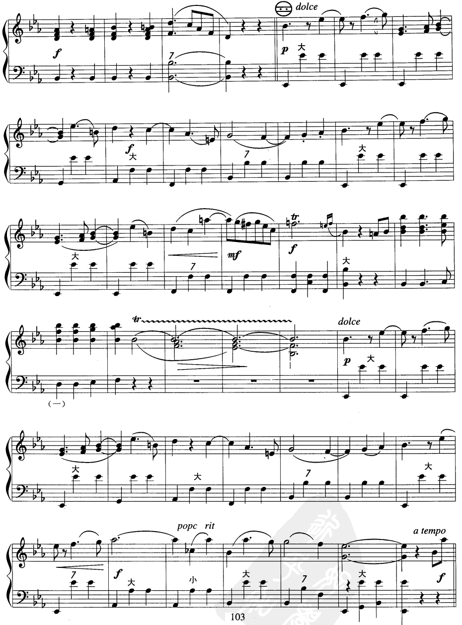 春之声手风琴曲谱（图4）