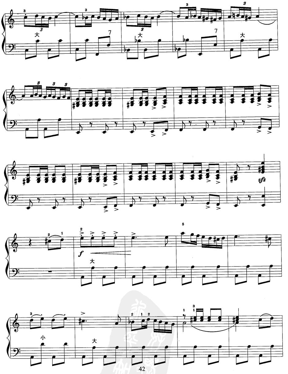 西班牙斗牛士手风琴曲谱（图2）