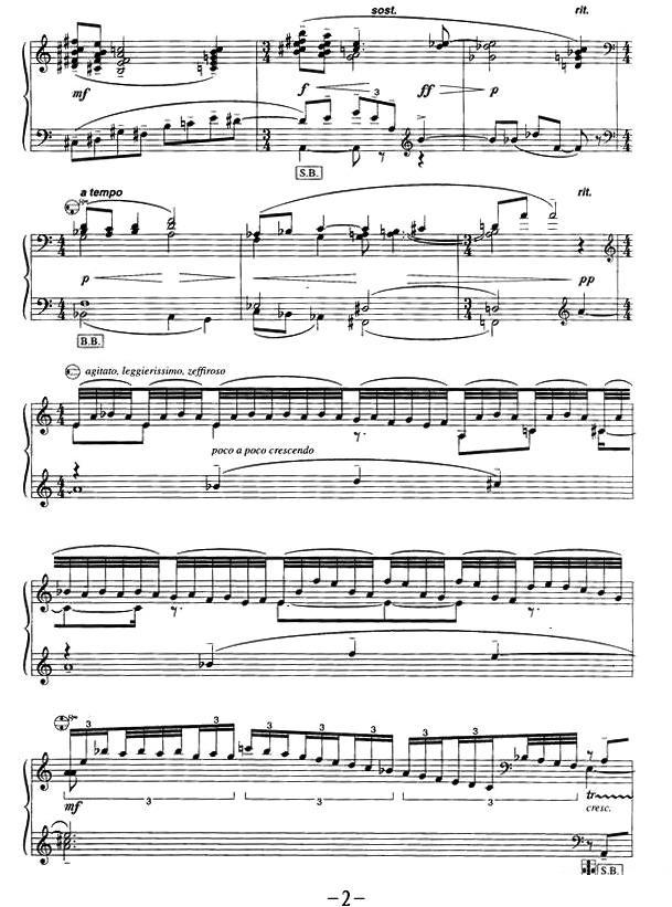 春天组曲之六手风琴曲谱（图2）
