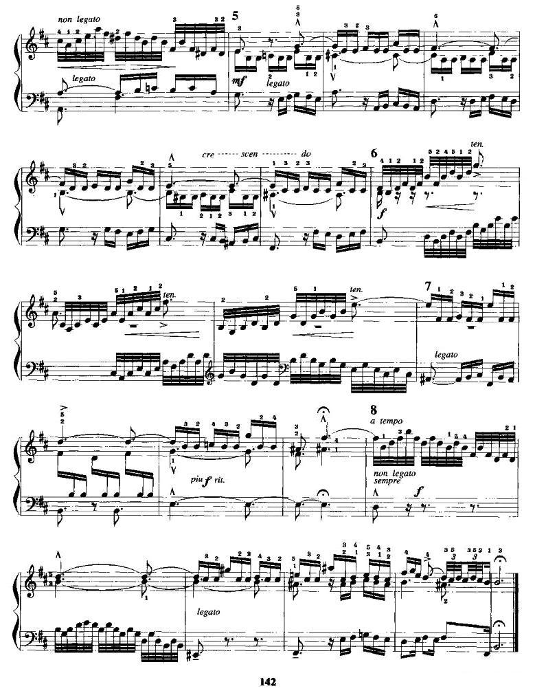 三部创意曲 No.5手风琴曲谱（图4）
