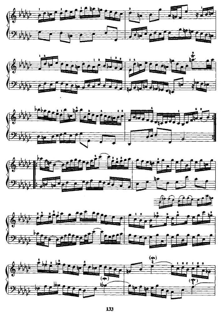 降e小调前奏曲手风琴曲谱（图2）