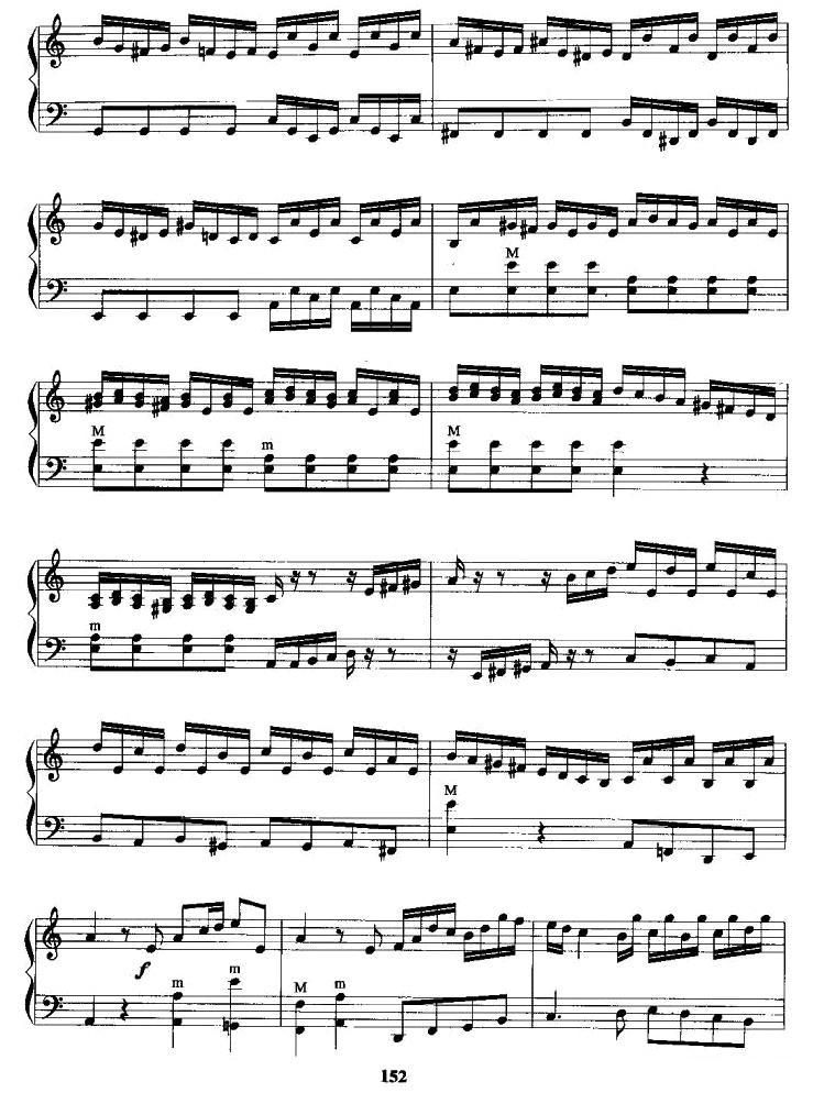幻想曲（G·F·亨德尔作曲版）手风琴曲谱（图4）