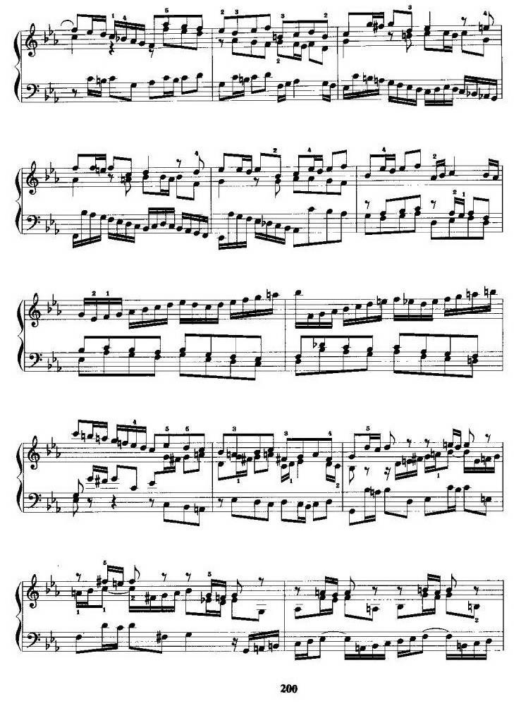 c小调前奏曲与赋格手风琴曲谱（图9）