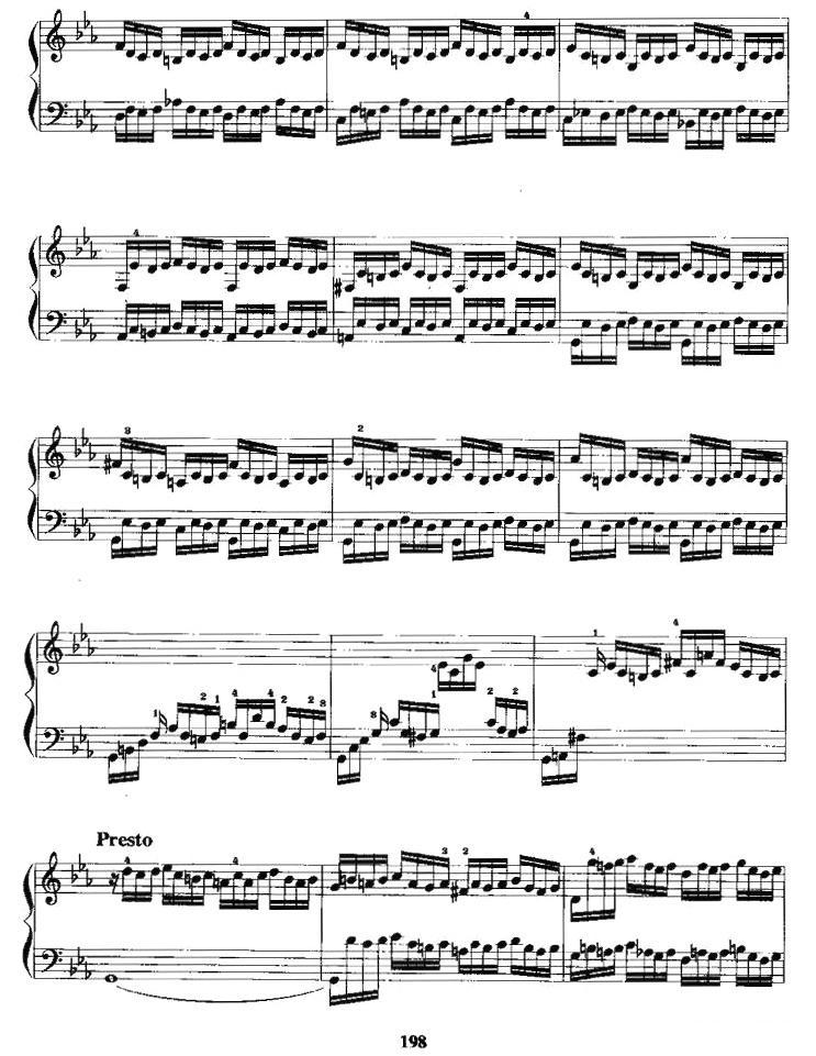 c小调前奏曲与赋格手风琴曲谱（图7）