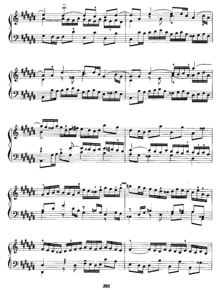 升C大调前奏曲手风琴曲谱（图4）