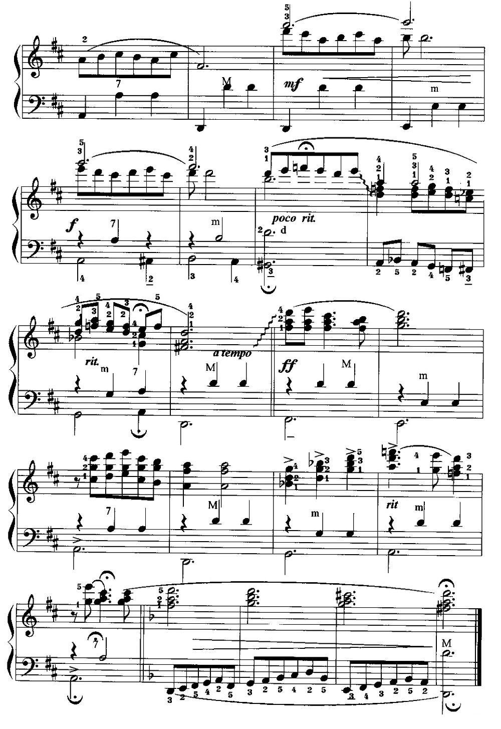 重归苏莲托手风琴曲谱（图3）