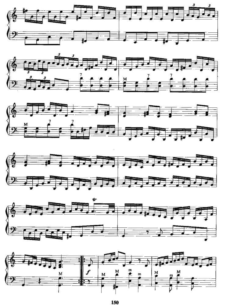 幻想曲（G·F·亨德尔作曲版）手风琴曲谱（图2）