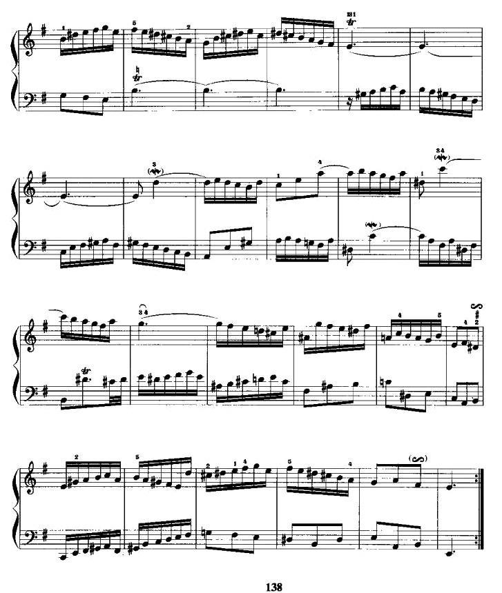 e小调前奏曲手风琴曲谱（图4）