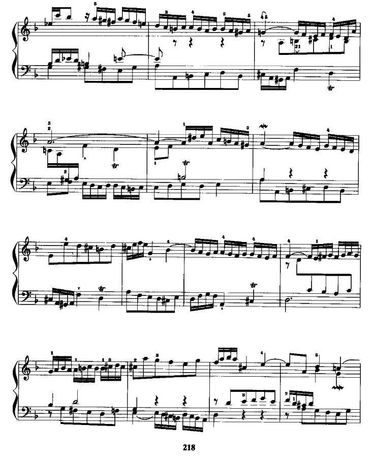 d小调前奏曲与赋格手风琴曲谱（图5）