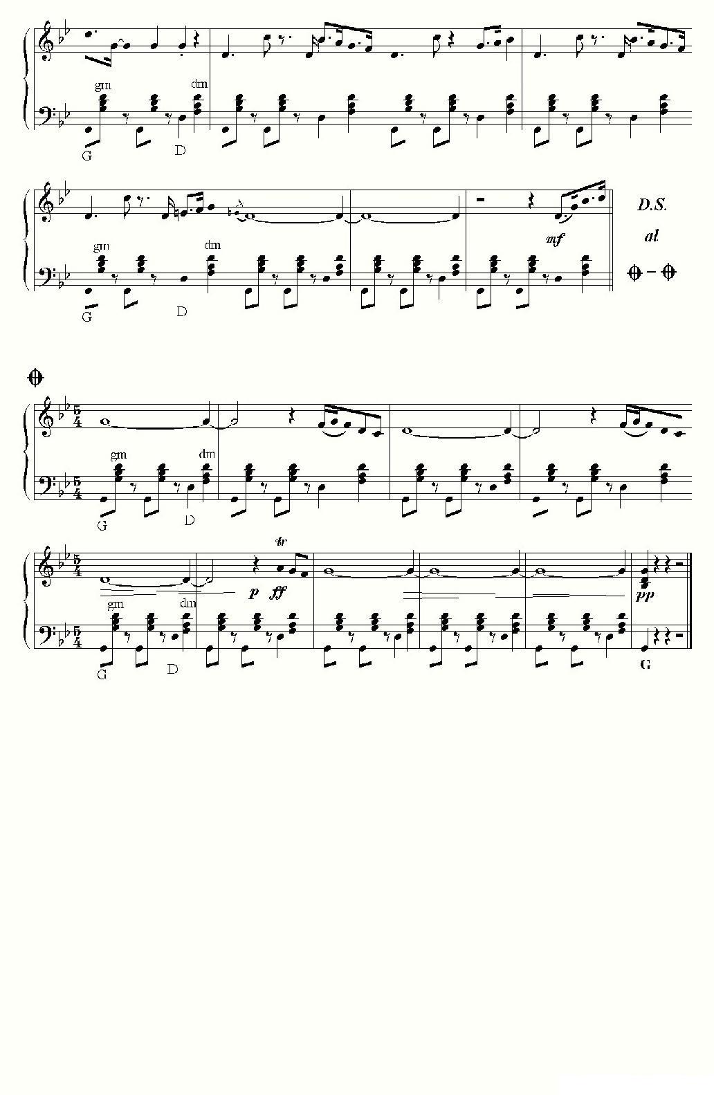 take five（休息五分钟）手风琴曲谱（图3）