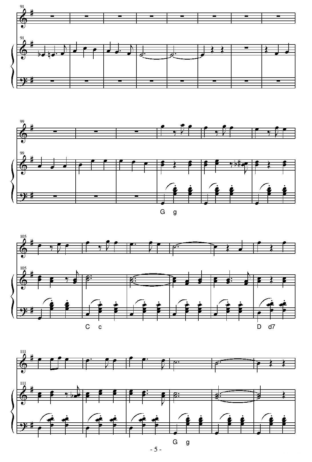 la valse des viesux os（永恒华尔兹）手风琴曲谱（图5）