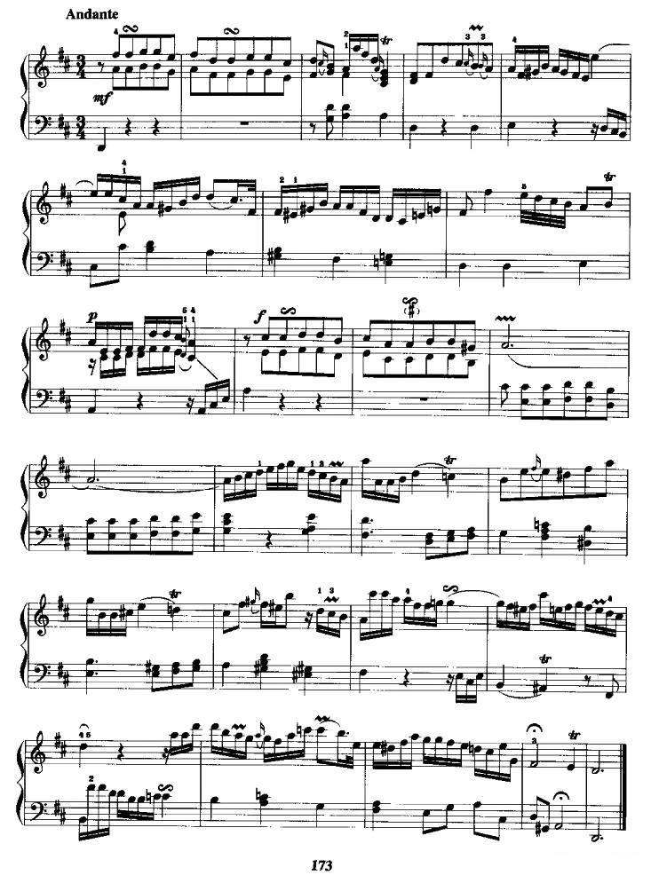 小奏鸣曲第3号手风琴曲谱（图4）
