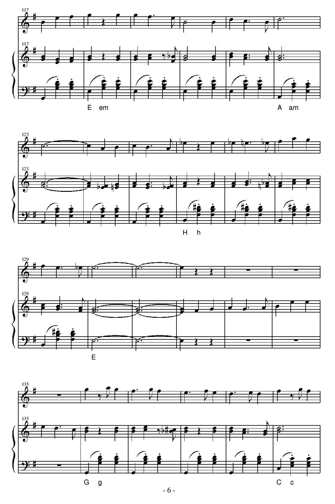 la valse des viesux os（永恒华尔兹）手风琴曲谱（图6）