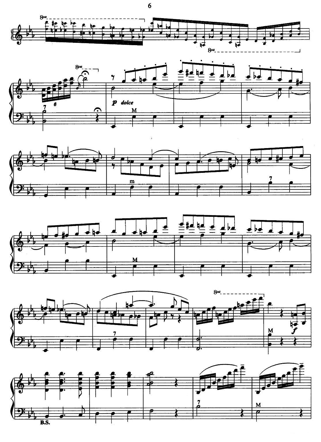 春之声圆舞曲手风琴曲谱（图6）