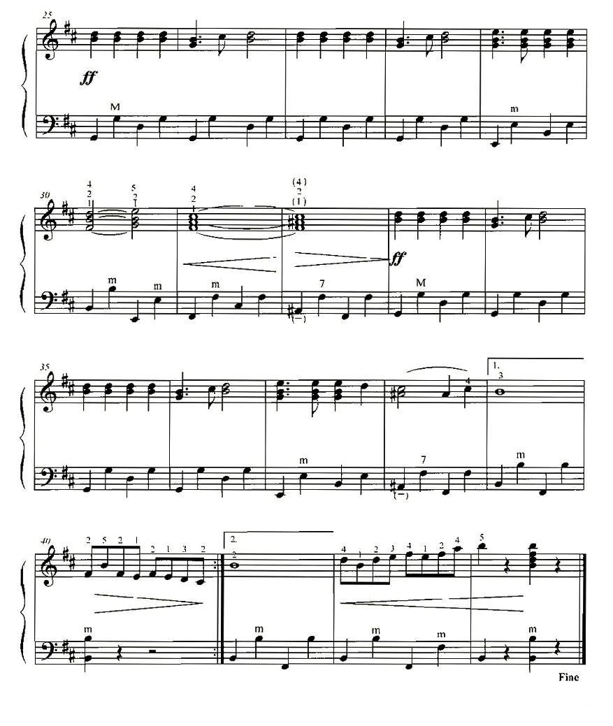 歌声与微笑手风琴曲谱（图2）