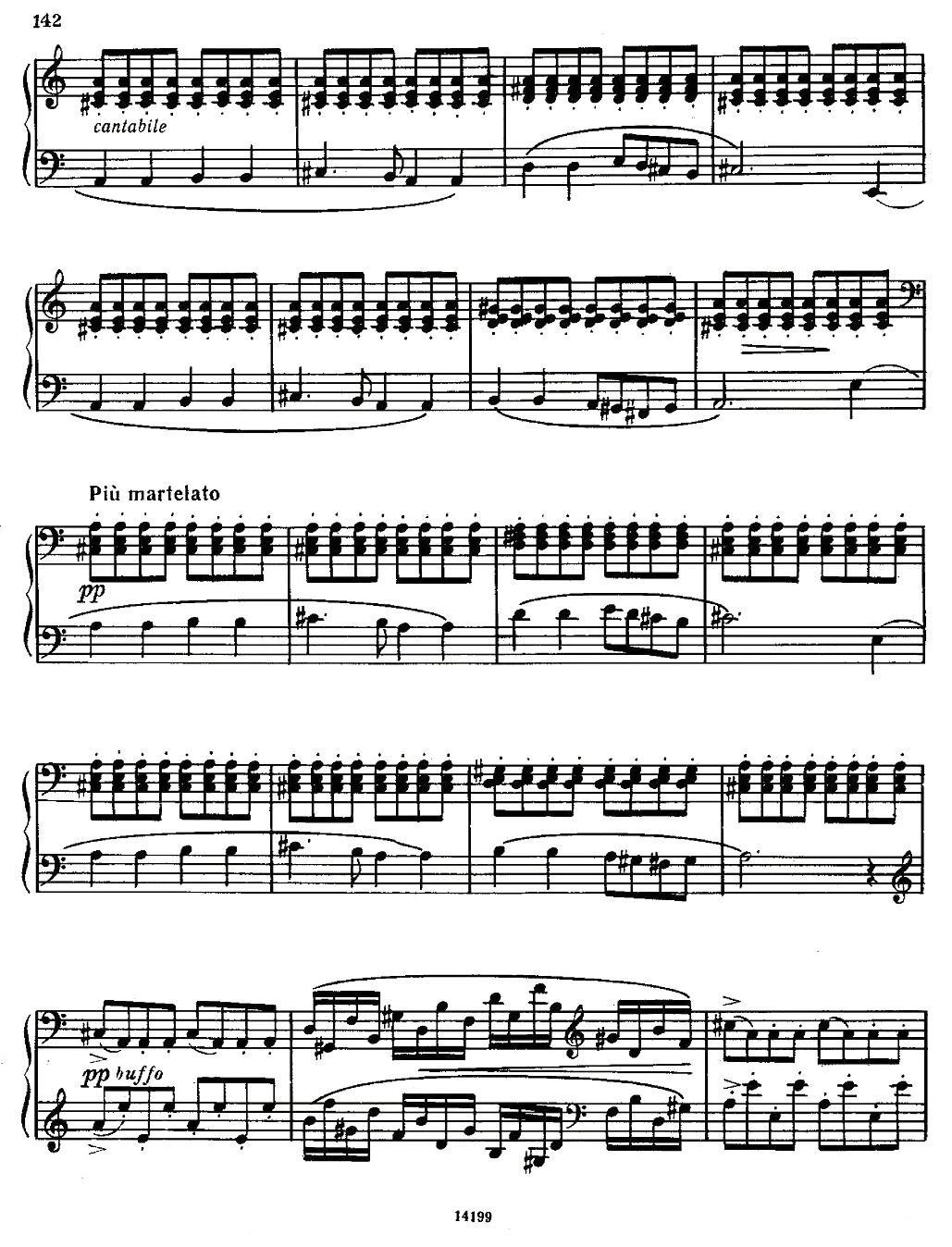 佐罗塔耶夫 - 奏鸣曲二号手风琴曲谱（图13）