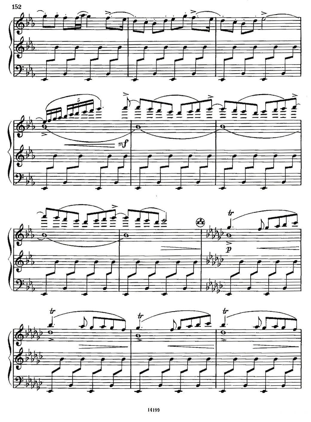 佐罗塔耶夫 - 奏鸣曲二号手风琴曲谱（图23）