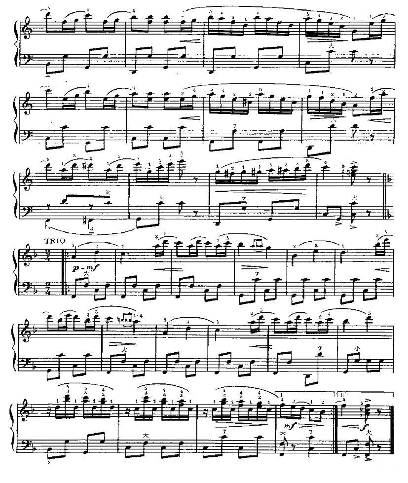 瑞典波尔卡手风琴曲谱（图3）