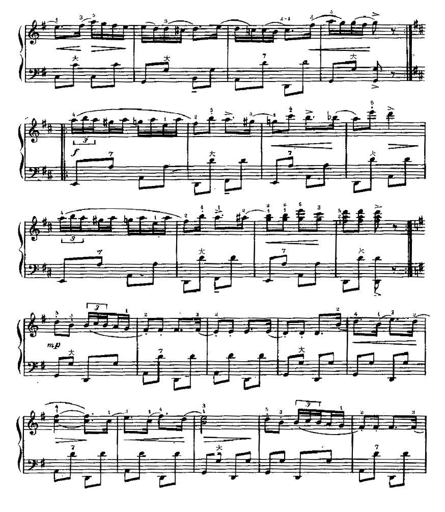 捷克人手风琴曲谱（图2）