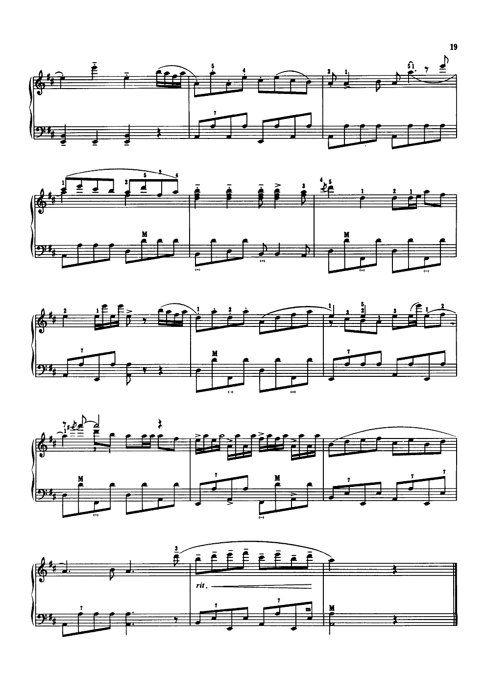 旱天雷(手风琴)(线谱)手风琴曲谱（图10）