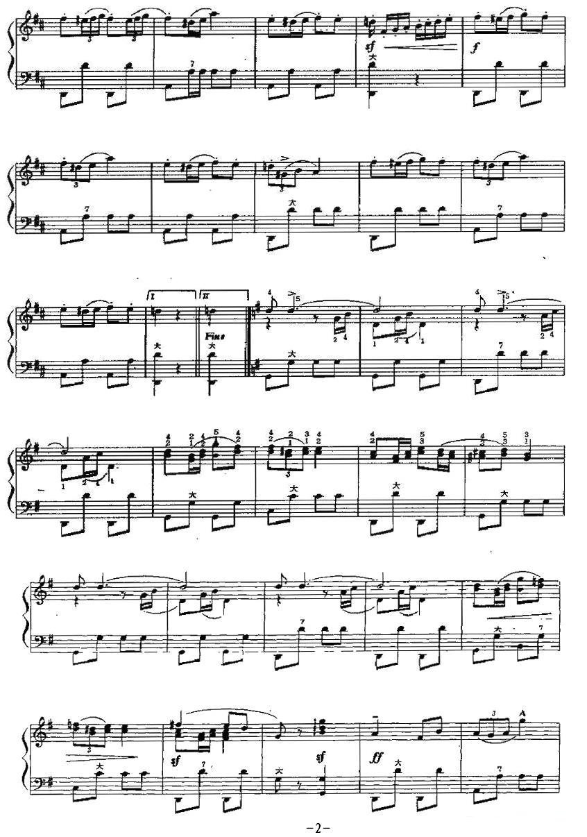 露易莎波尔卡手风琴曲谱（图2）