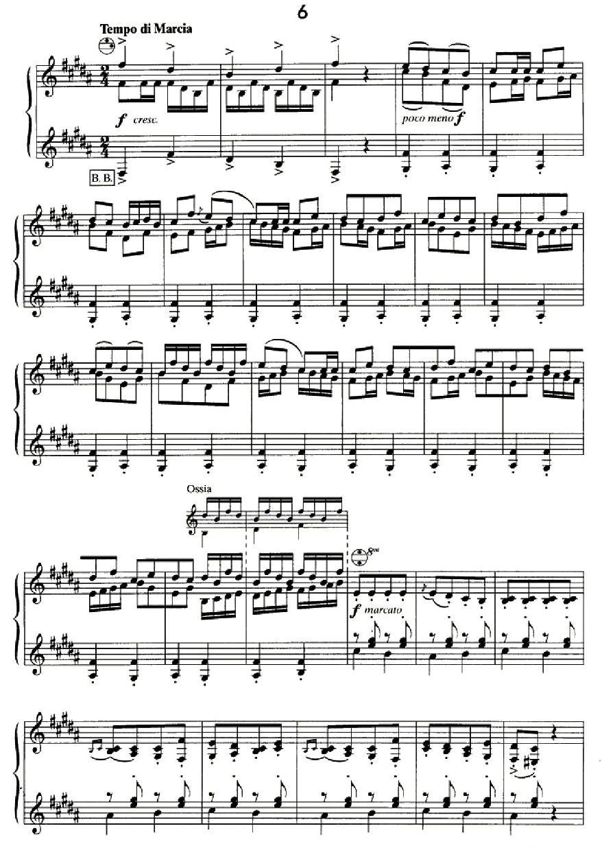 斯特拉文斯基 - 八首自由低音手风琴小品手风琴曲谱（图7）