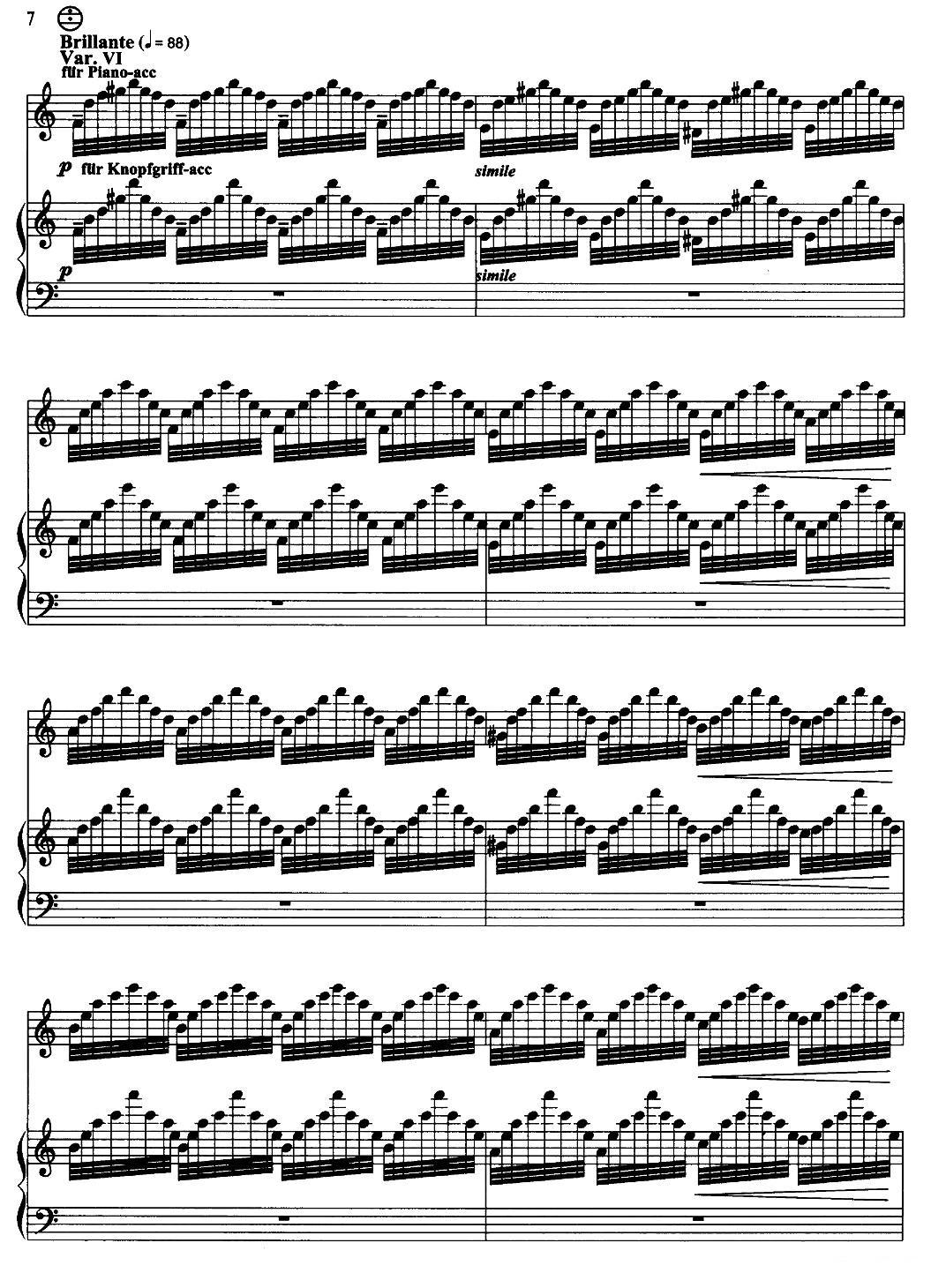 俄罗斯民歌主题变奏曲手风琴曲谱（图7）