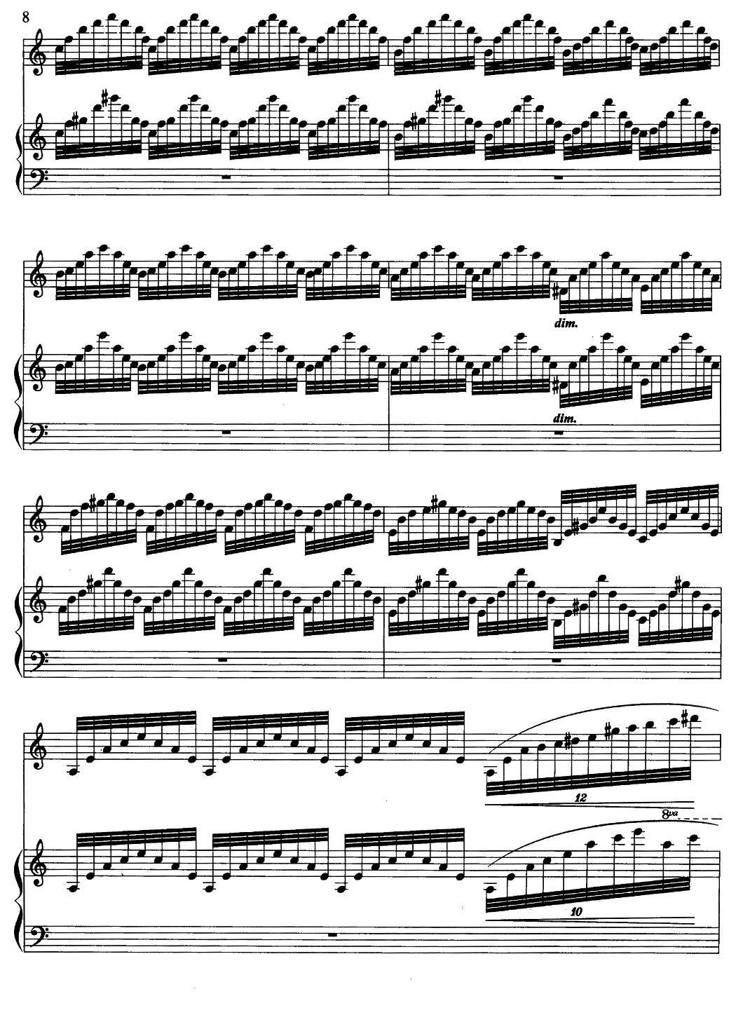 俄罗斯民歌主题变奏曲手风琴曲谱（图8）