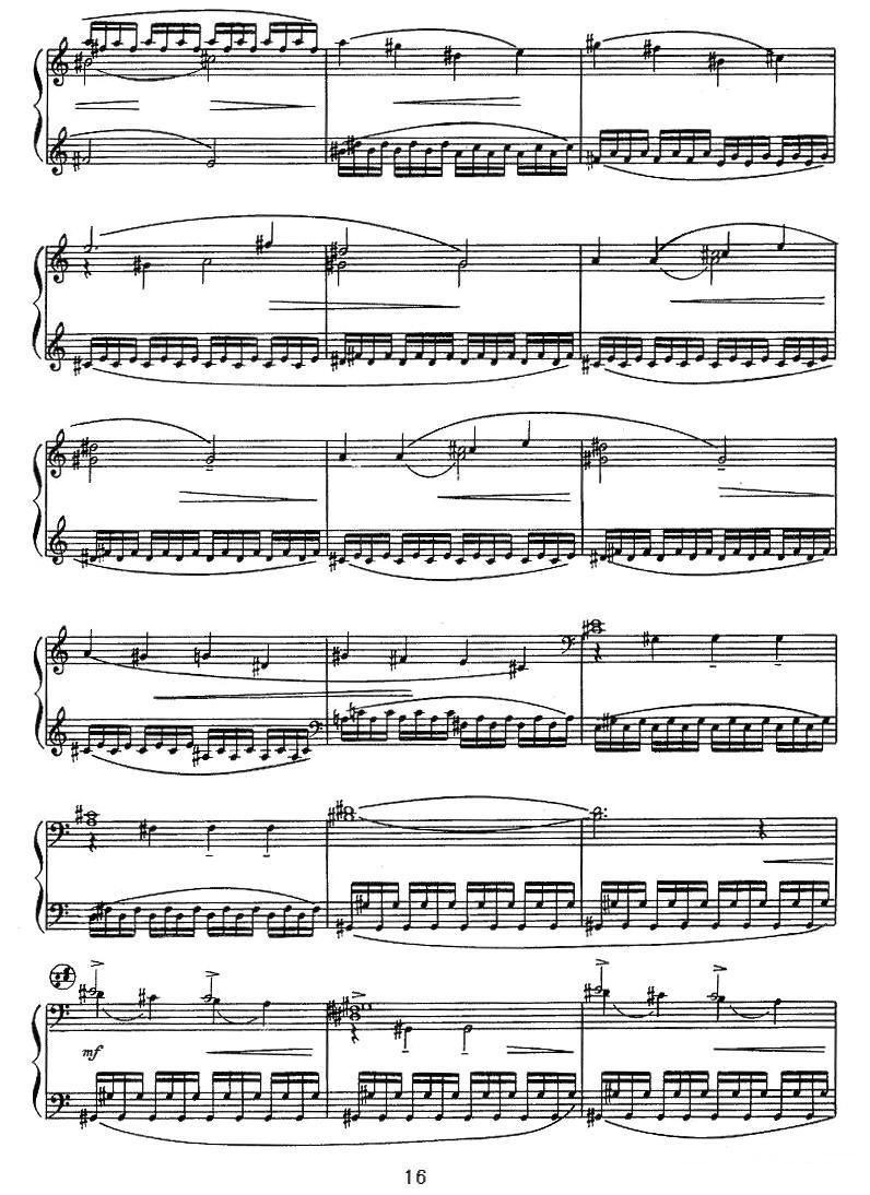 室内乐组曲手风琴曲谱（图16）