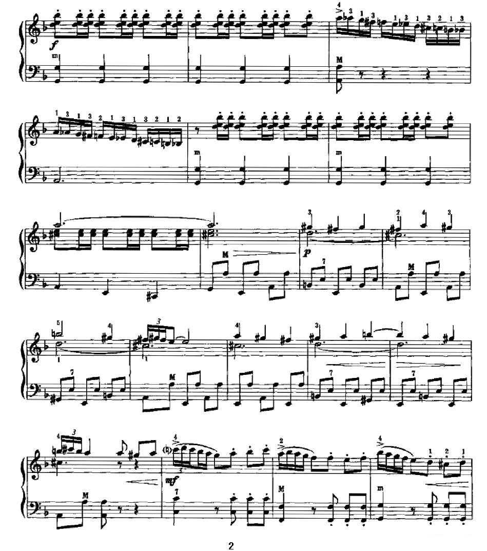 雷利卡里奥手风琴曲谱（图2）